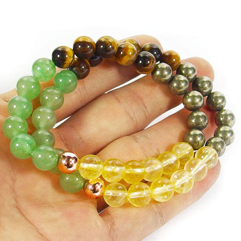 Attract Money Wealth Good Luck Crystal Bracelet